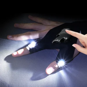 Waterproof LED Flashlight Gloves - USB Rechargeable