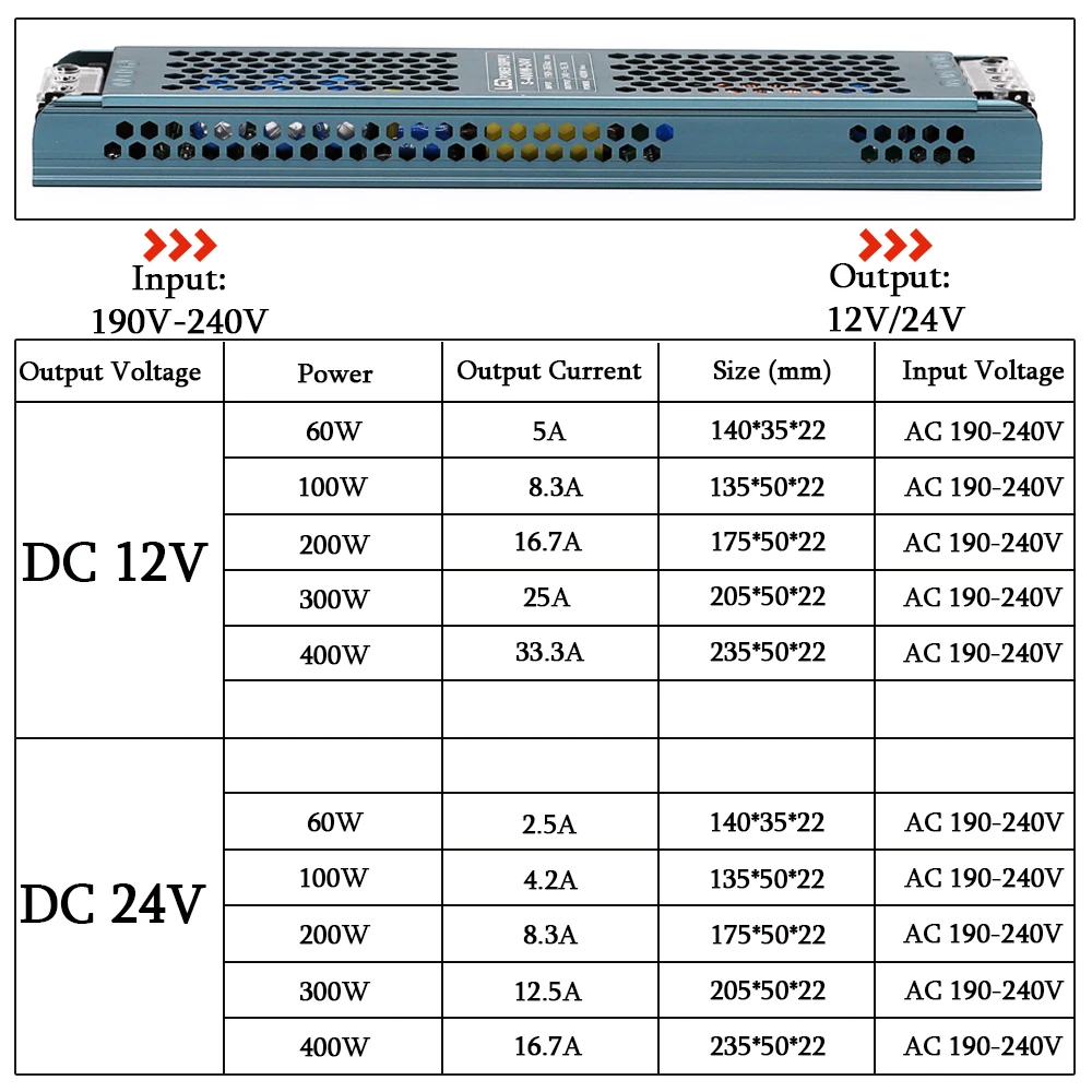 DC LED Driver Supply 60W-400W Transformer - Image 4