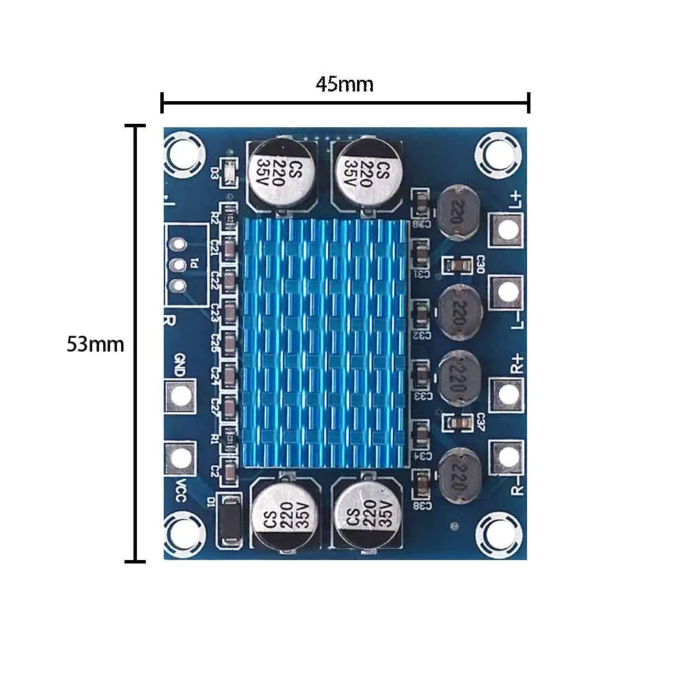 High-Power Digital Stereo Amplifier Board (30W+30W) - Image 6