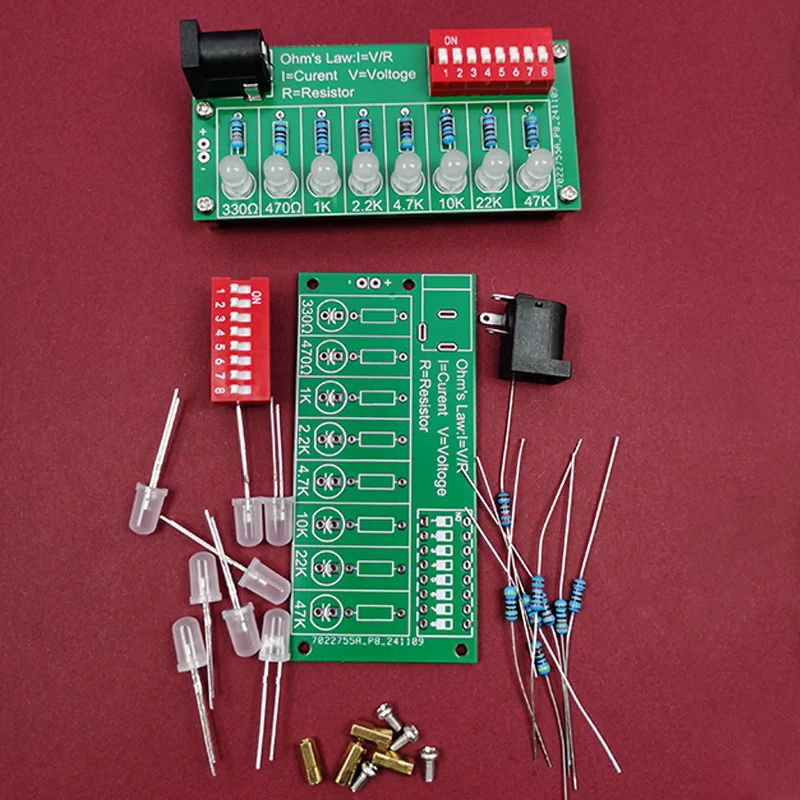 DIY Soldering Practice Kit - Learn Electronics with Simple Circuit Boards