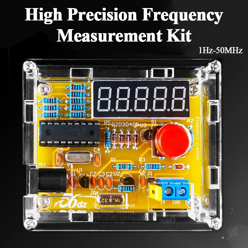 Frequency Measurement DIY Kit | High-Precision Crystal Oscillator Meter