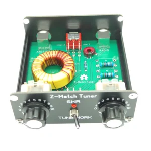 Compact QRP Manual Antenna Tuner 5W (3-28 MHz)