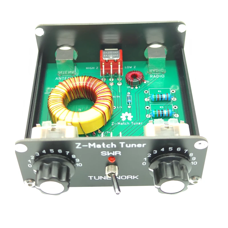 Compact QRP Manual Antenna Tuner 5W (3-28 MHz)