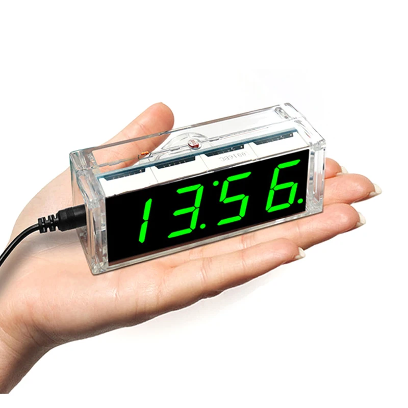 Multifunction DIY Electronic Clock Kit - LED Digital Clock for DIY Projects